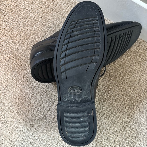 Belvedere Duke Black Cap Toe Oxford Shoes Men’s 11.5 D - Picture 10 of 11